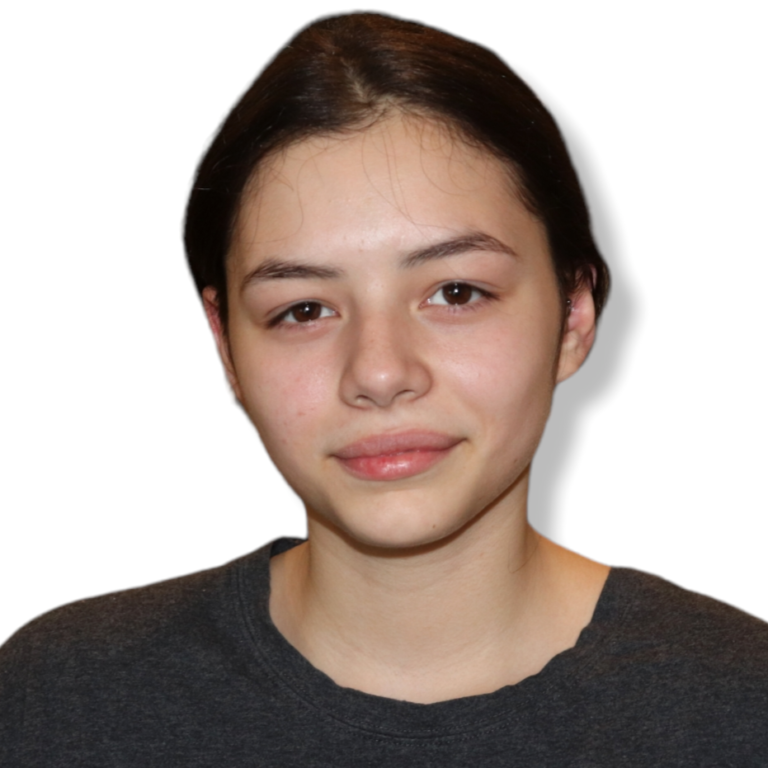 young woman with no makeup on